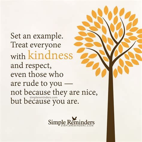 words to treat people with kindness